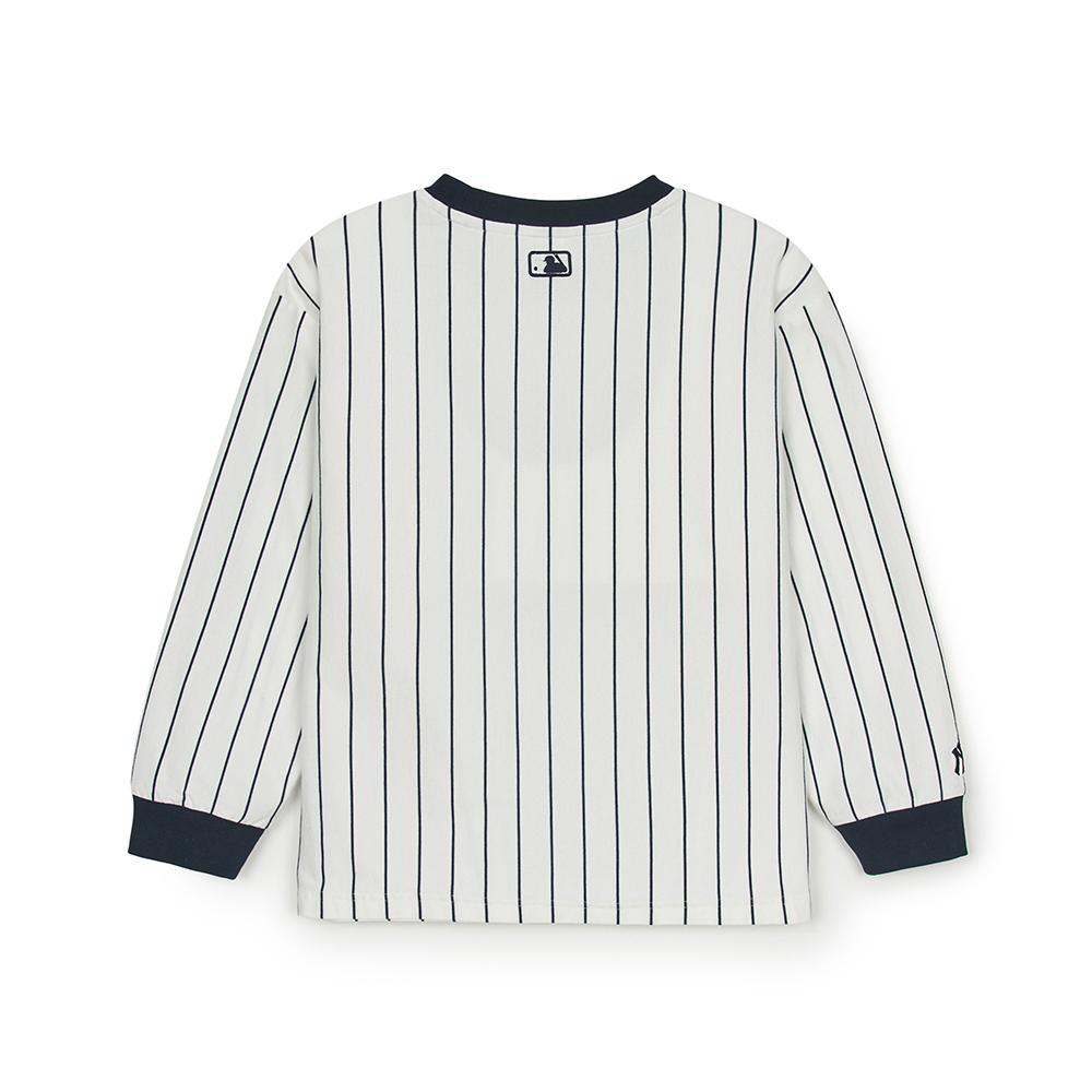 MLB KIDS 長袖T恤 童裝 Varsity系列 紐約洋基隊 (7ATSV0851-50IVS)
