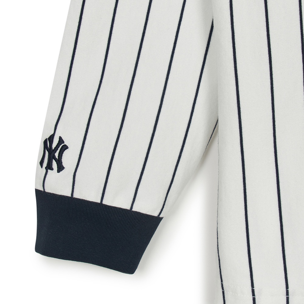 MLB KIDS 長袖T恤 童裝 Varsity系列 紐約洋基隊 (7ATSV0851-50IVS)