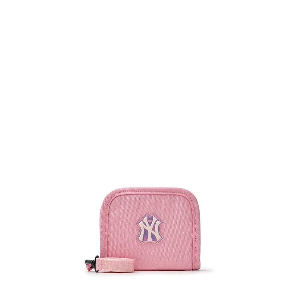 MLB KIDS 尼龍零錢包 卡夾包 小包 紐約洋基隊 (7FBGB035N-50PKL)