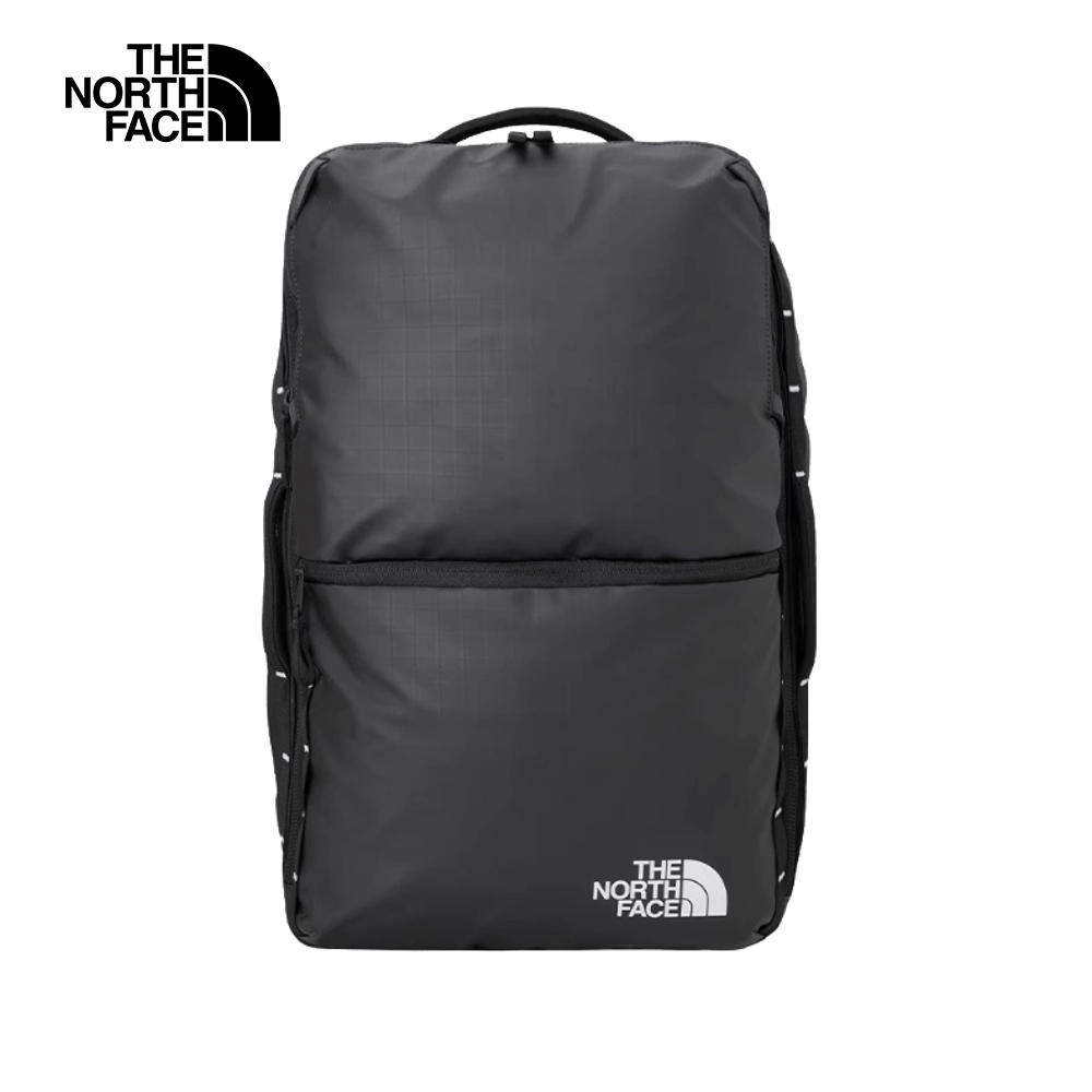 The North Face北面男女款黑色DWR防潑水休閒後背包｜81DNKT0｜動感運動商城