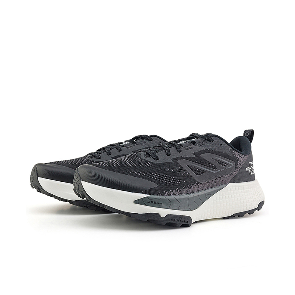 The North Face北面男款黑色抓地野跑鞋｜83N3KT0