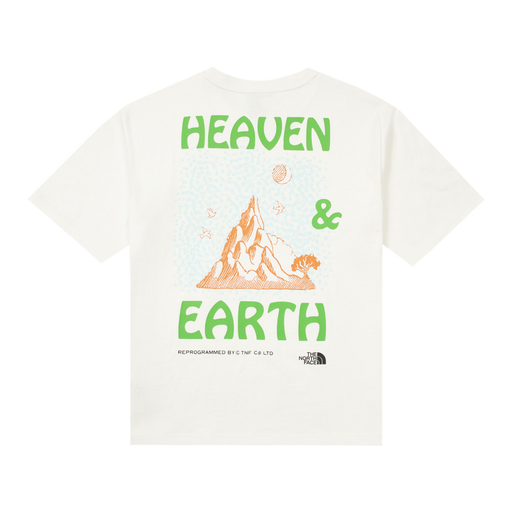 UE男款白色純棉短袖T恤｜8CKKFN4