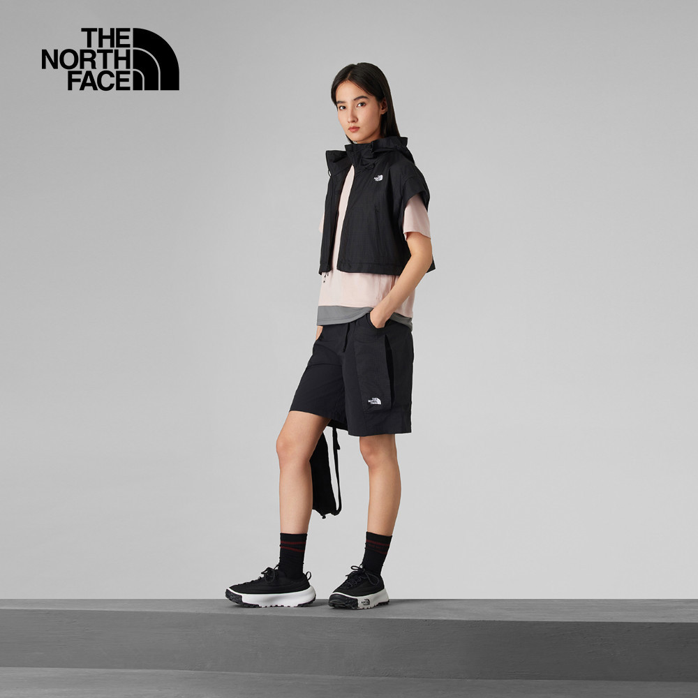 UE女款黑色DWR防潑水可拆卸連身裙｜8CKYJK3