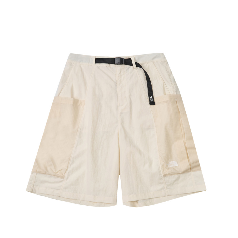 UE女款米白色DWR防潑水短褲｜8CM1QLI