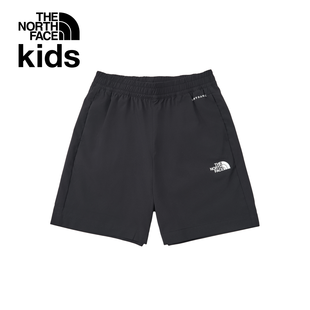 The North Face北面兒童黑色UPF防曬短褲｜8C0HJK3