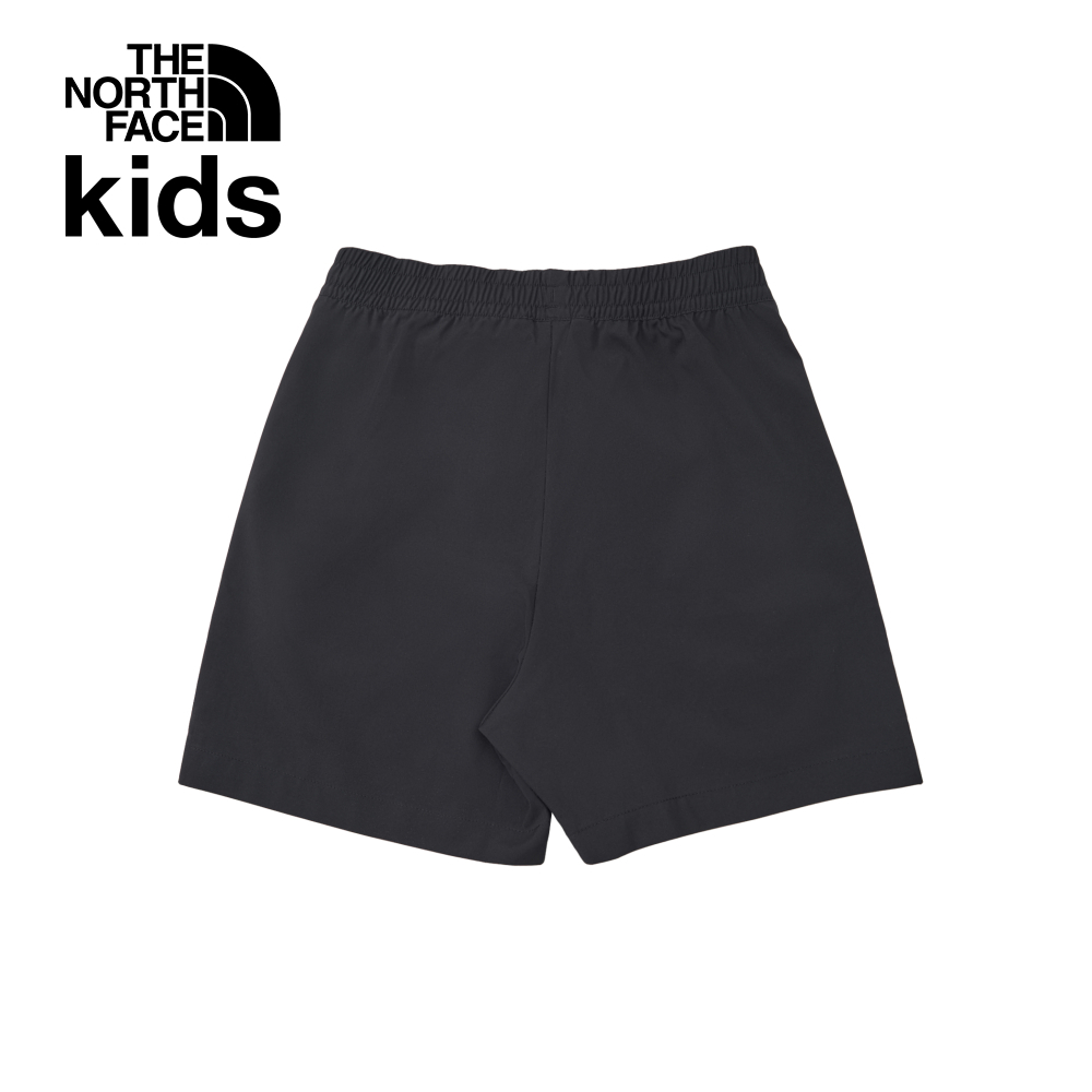 The North Face北面兒童黑色UPF防曬短褲｜8C0HJK3