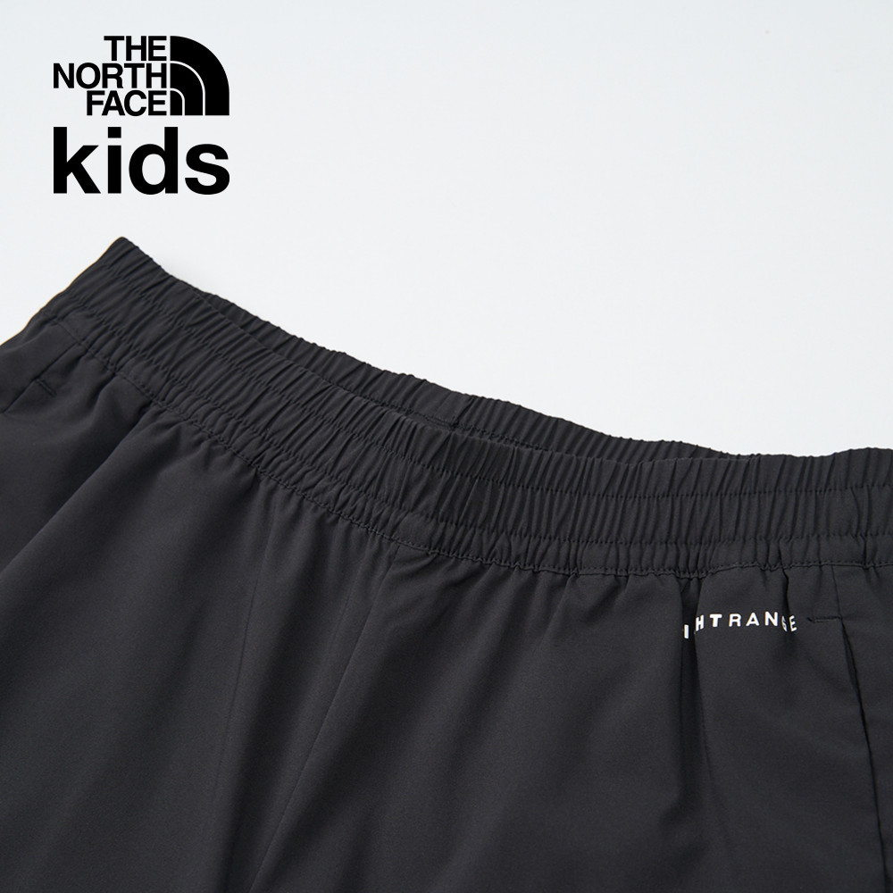 The North Face北面兒童黑色UPF防曬短褲｜8C0HJK3