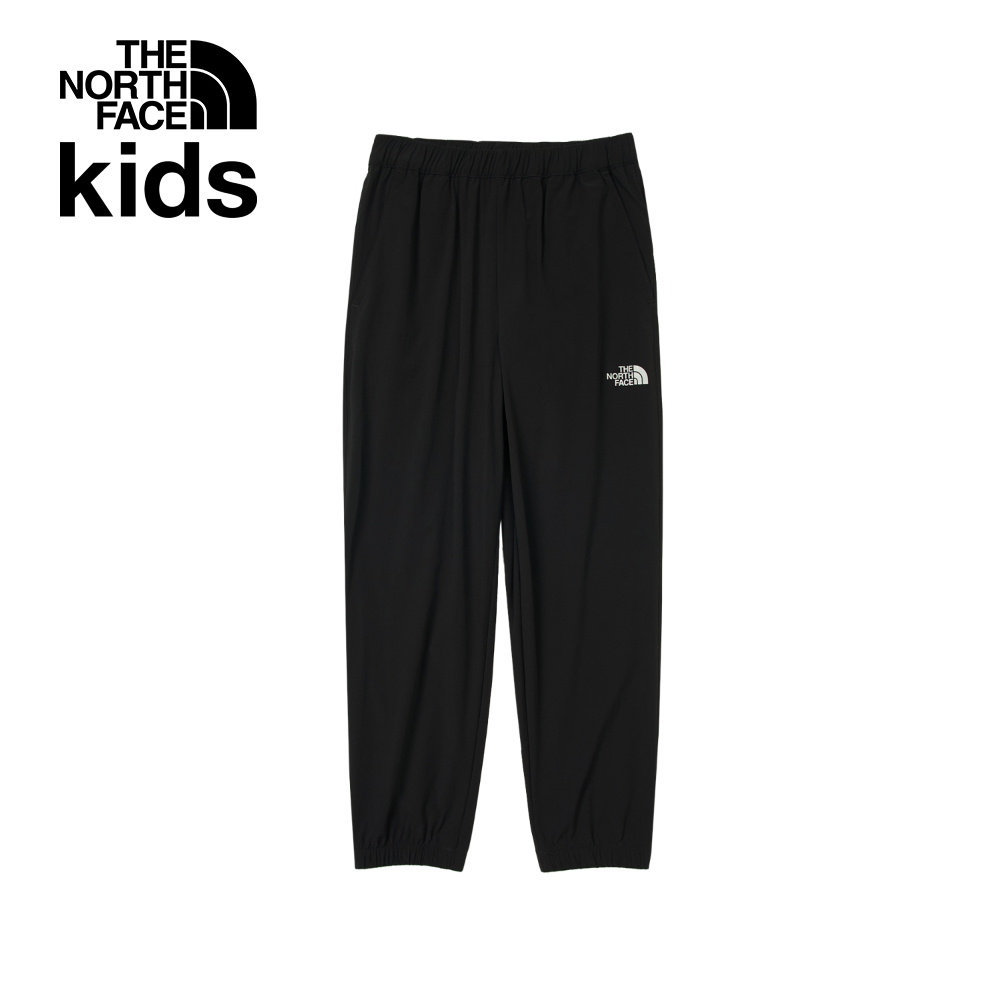The North Face北面兒童黑色UPF防曬戶外徒步長褲｜8C0JJK3