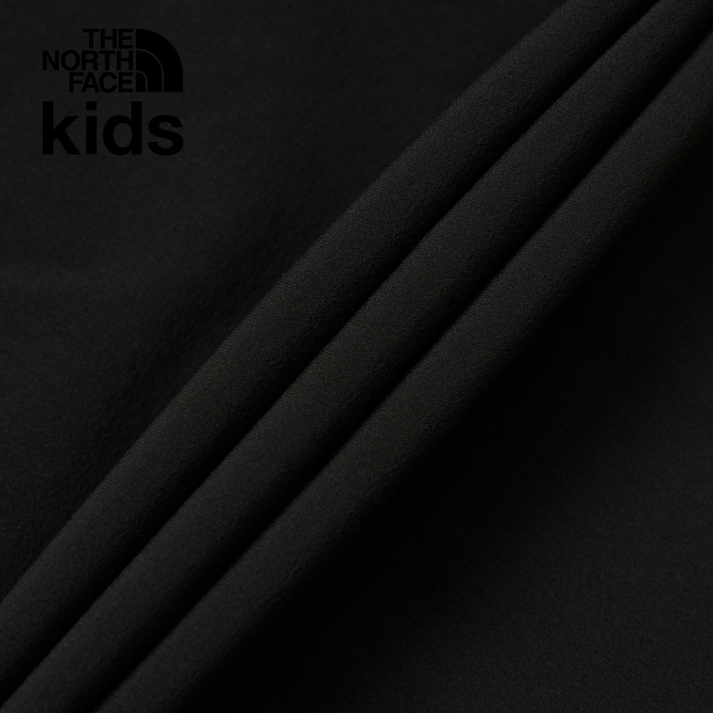 The North Face北面兒童黑色UPF防曬戶外徒步長褲｜8C0JJK3