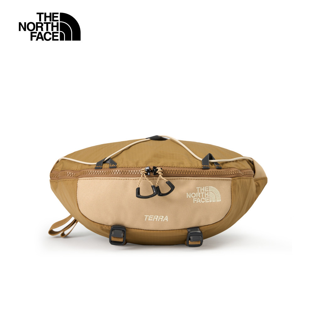 The North Face北面男女款棕色品牌LOGO腰包｜81EO55K
