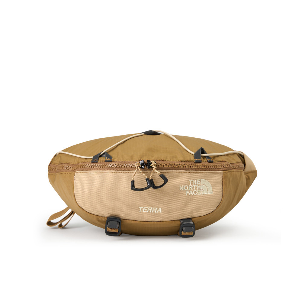 The North Face北面男女款棕色品牌LOGO腰包｜81EO55K