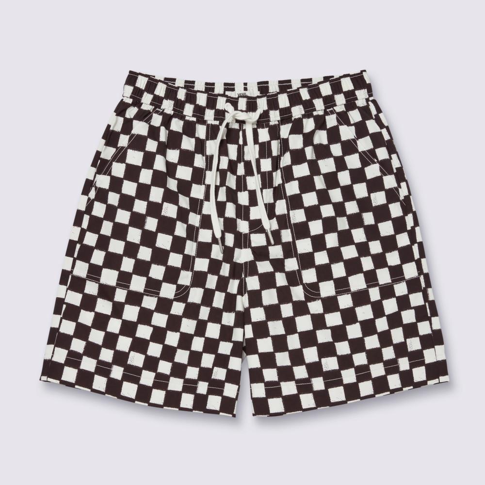 Vans Artist Collection - Riroo 女款黑白色棋盤格短褲