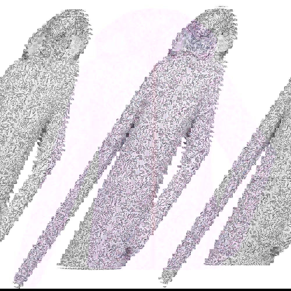 女款蚊瘋不動涼感外套(A2GA2512W淺粉印花/防曬外套/防蚊外套/涼感)