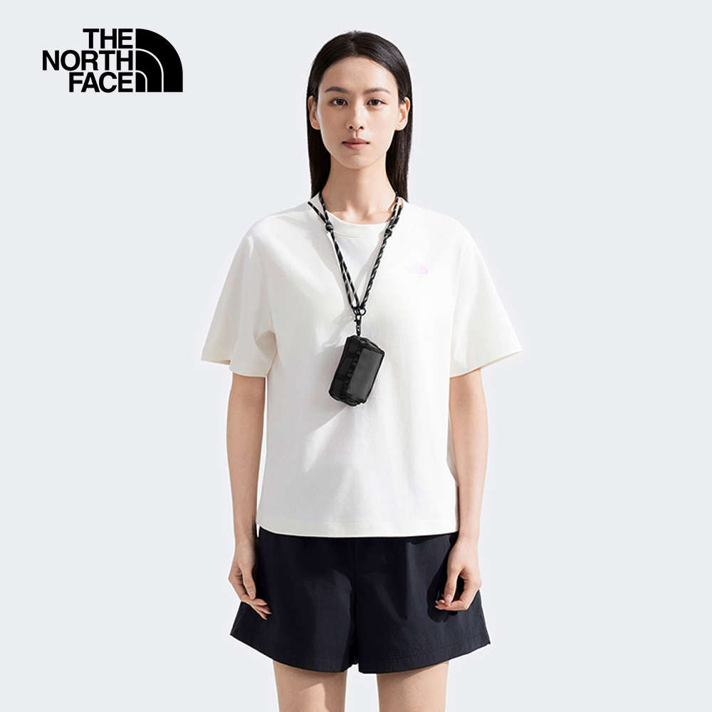 The North Face北面男女款黑色迷你隨身小包｜8DJNKX7