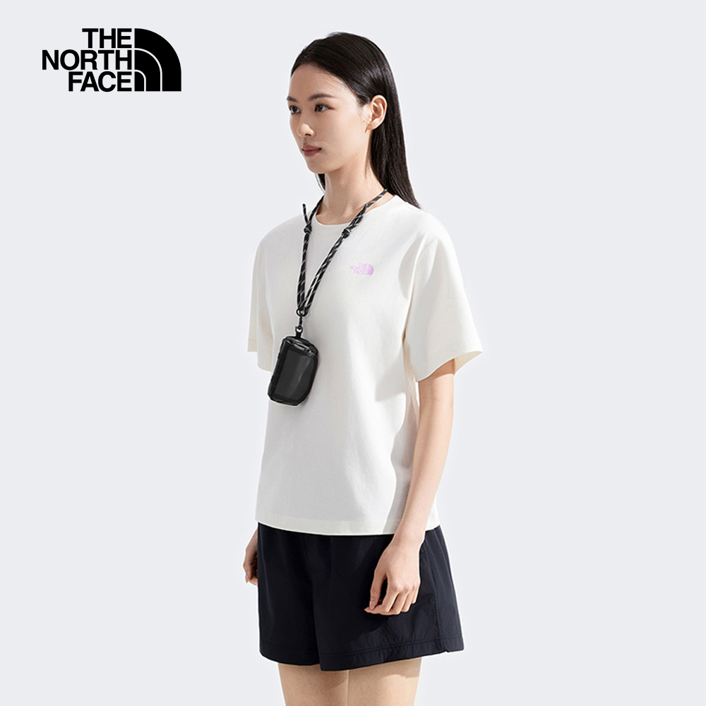 The North Face北面男女款黑色迷你隨身小包｜8DJNKX7