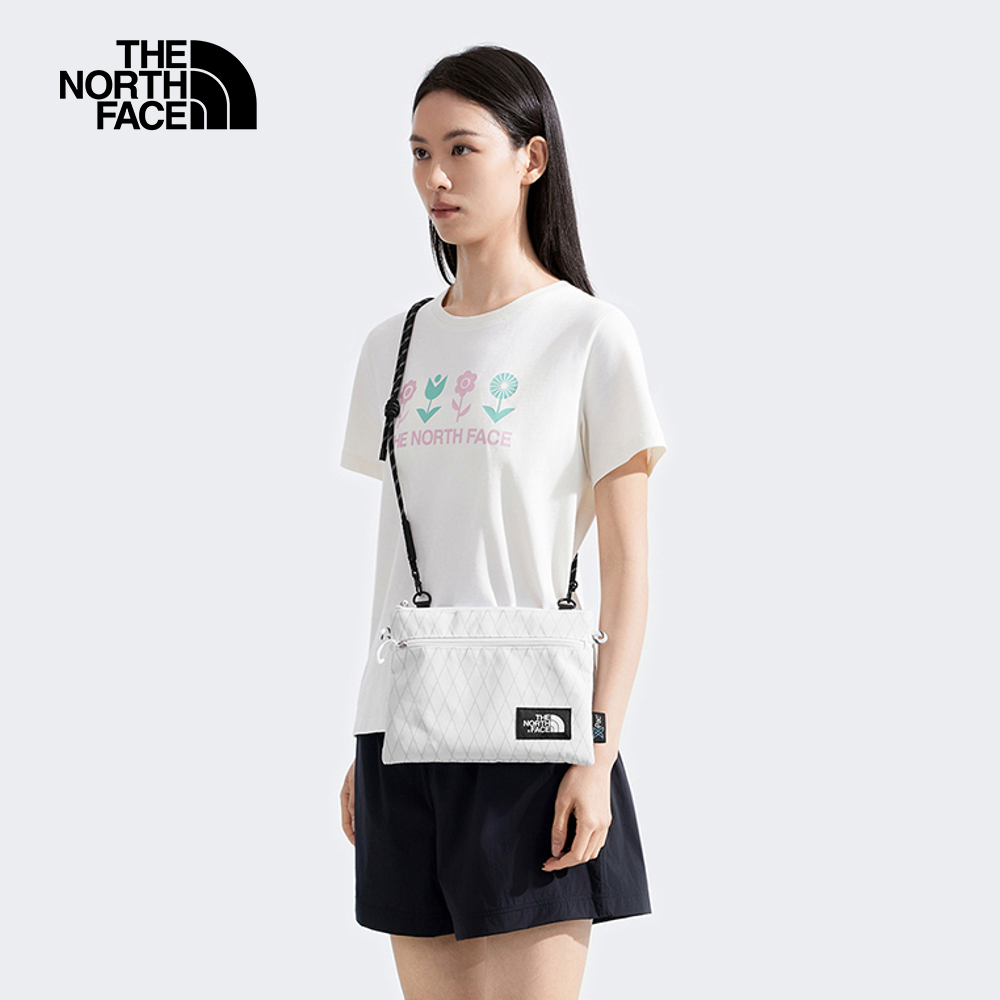 【10/25 12點週末限定】The North Face北面男女款白色休閒單肩包｜8DJQFN4