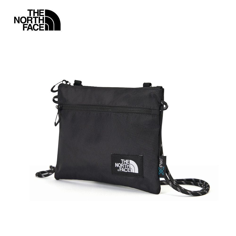 The North Face北面男女款黑色休閒單肩包｜8DJQKX7