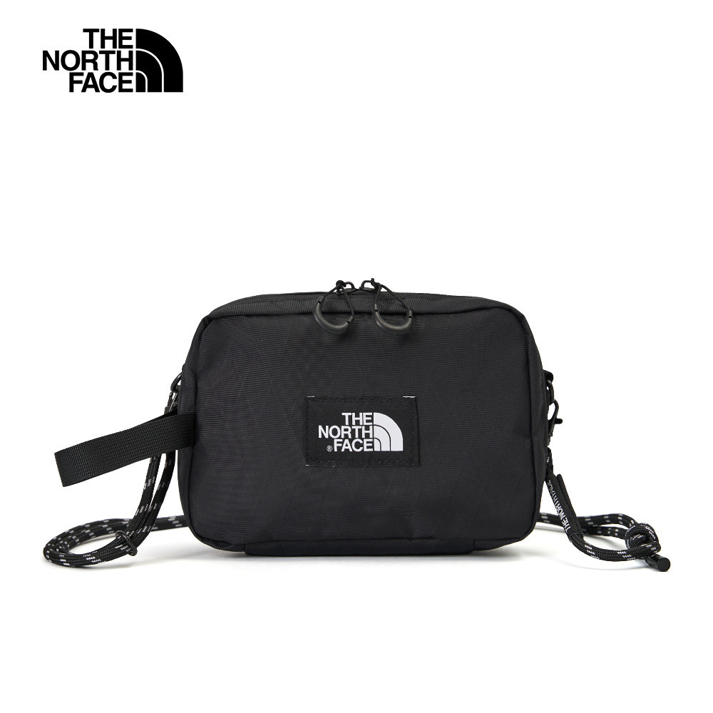 The North Face北面男女款黑色休閒腰包｜8DJRKX7