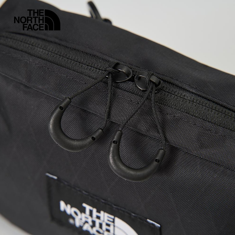 The North Face北面男女款黑色休閒腰包｜8DJRKX7