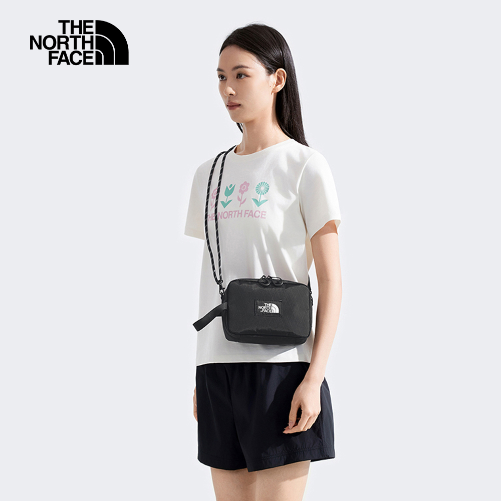 The North Face北面男女款黑色休閒腰包｜8DJRKX7