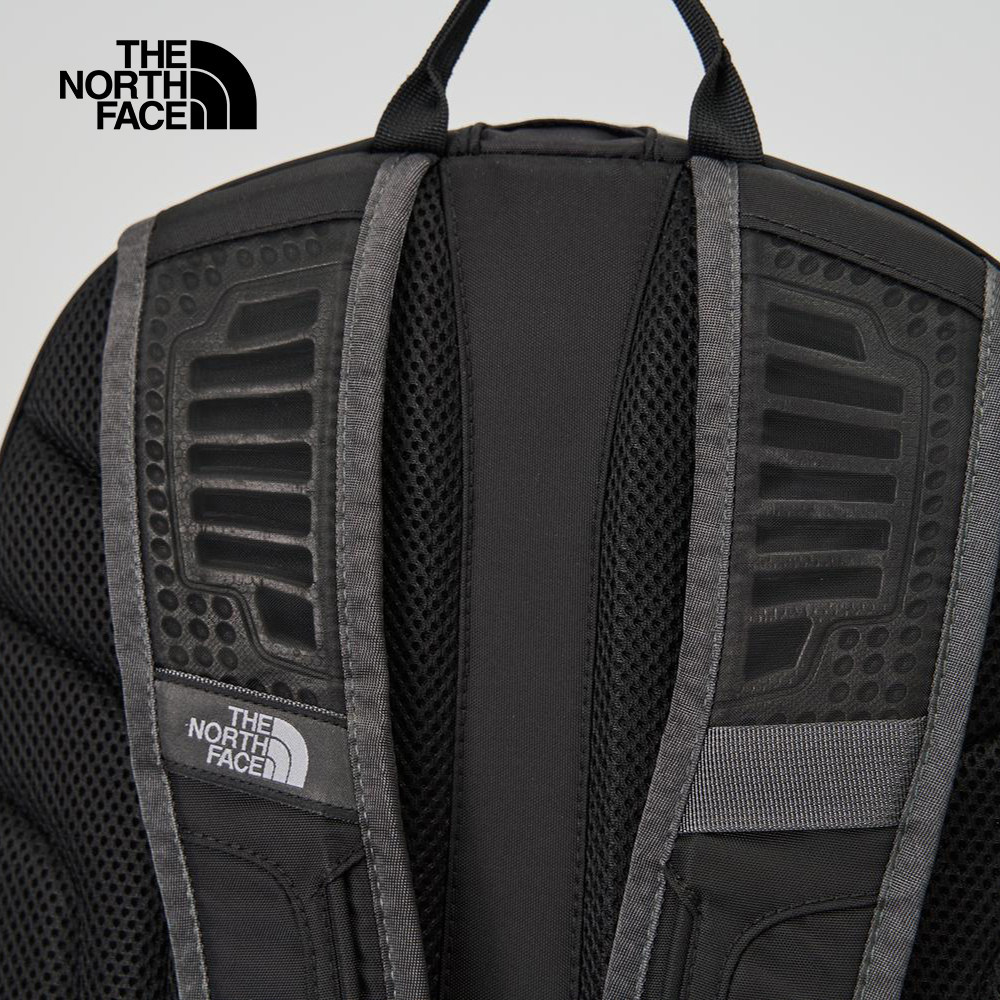 The North Face北面男女款黑色DWR防潑水休閒後背包｜CF9C4GZ