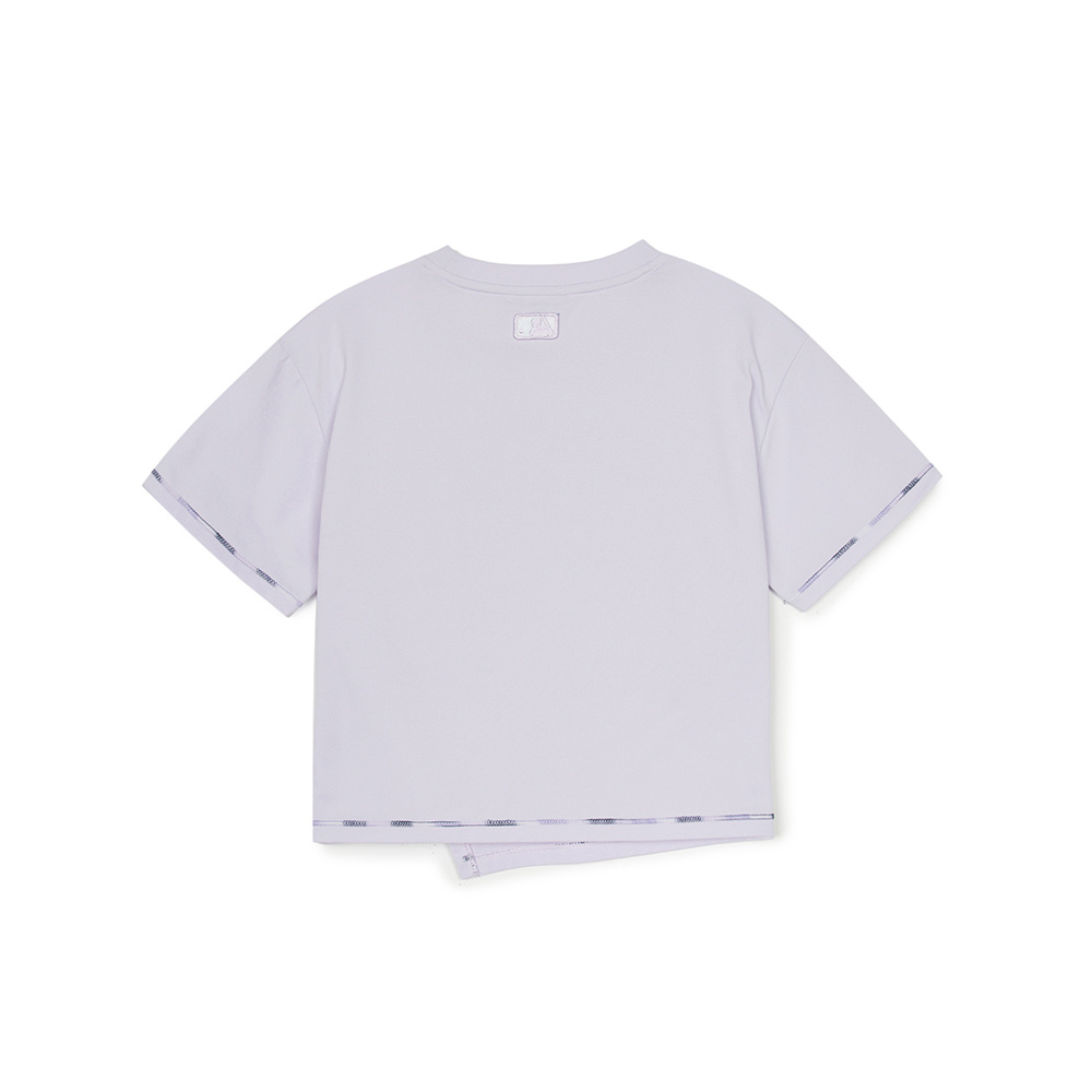 MLB KIDS 涼感 速乾短袖T恤 童裝 Heart系列 波士頓紅襪隊 (7FTSH0353-43LDL)