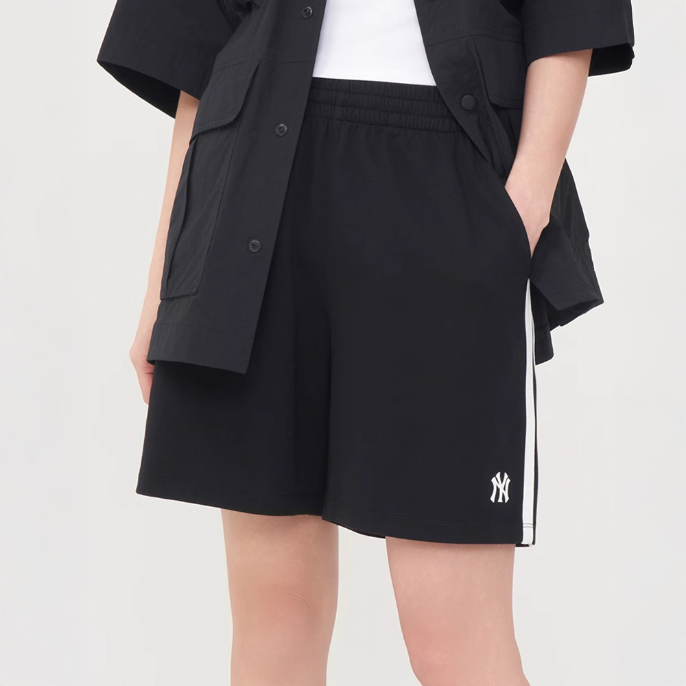 MLB 女版抗UV防曬涼感休閒短褲 紐約洋基隊 (3FSPB1053-50BKS)
