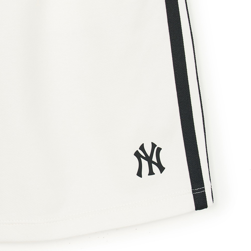 MLB 女版抗UV防曬涼感休閒短褲 紐約洋基隊 (3FSPB1053-50IVS)