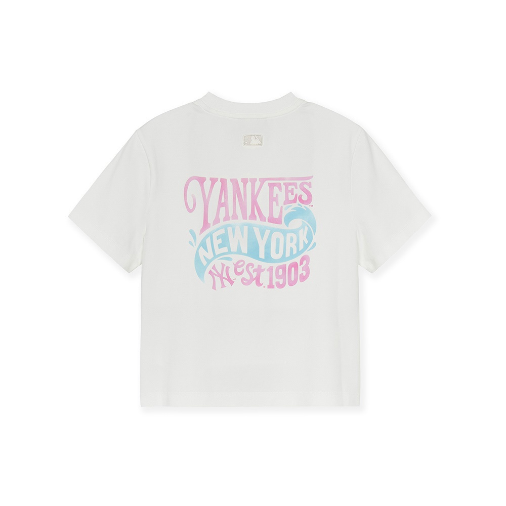 MLB 抗UV女版短袖T恤 Summer Graphics系列 紐約洋基隊 (3FTSX0253-50WHS)