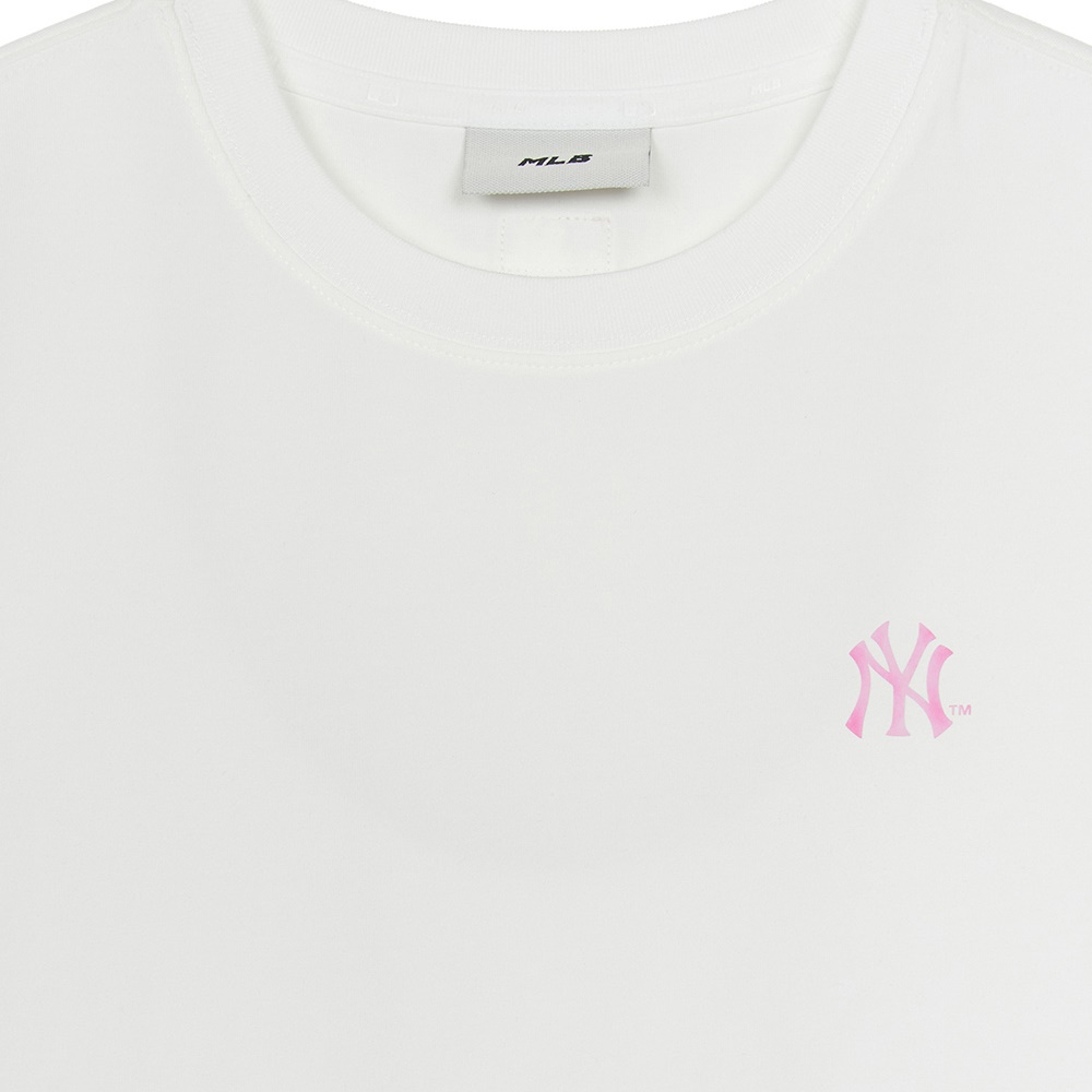 MLB 抗UV女版短袖T恤 Summer Graphics系列 紐約洋基隊 (3FTSX0253-50WHS)