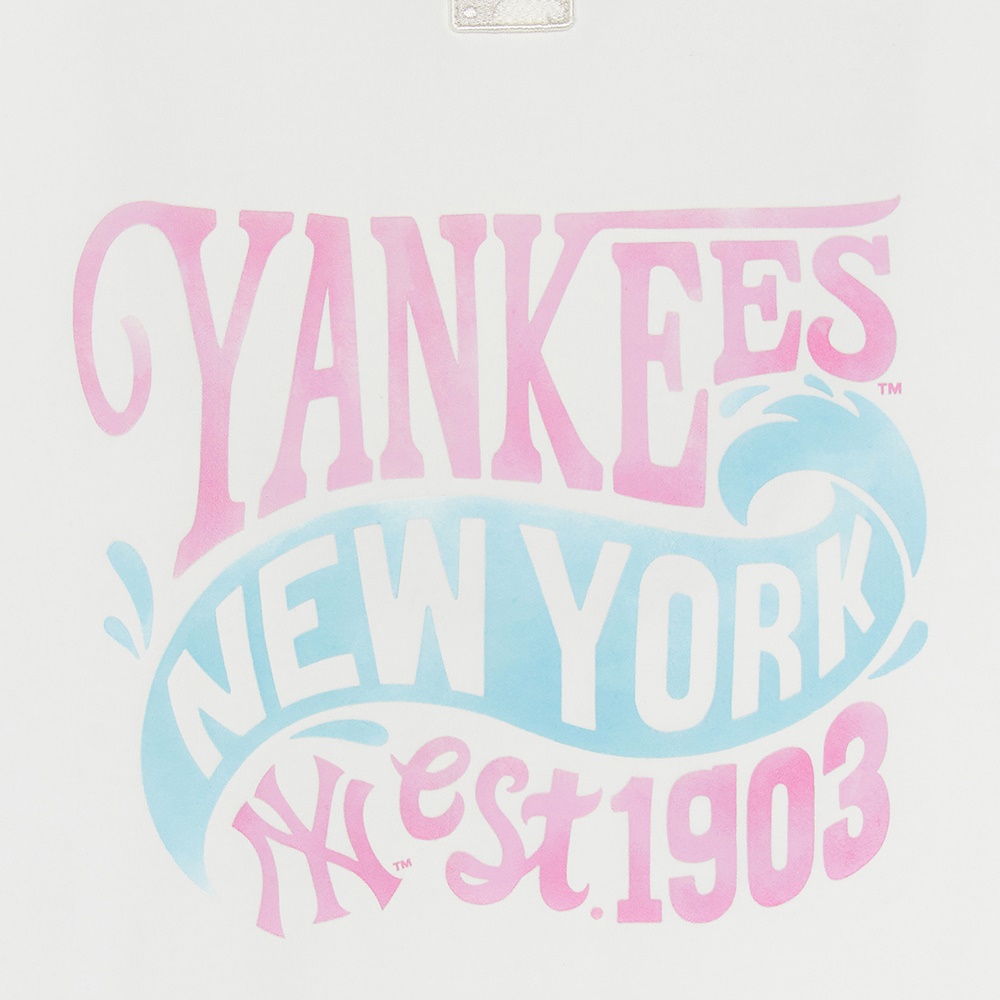 MLB 抗UV女版短袖T恤 Summer Graphics系列 紐約洋基隊 (3FTSX0253-50WHS)