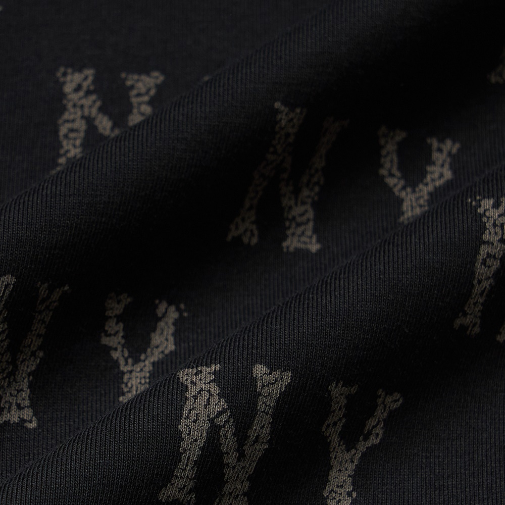 MLB 短袖T恤 Monogram系列 紐約洋基隊 (3ATSM2053-50BKS)