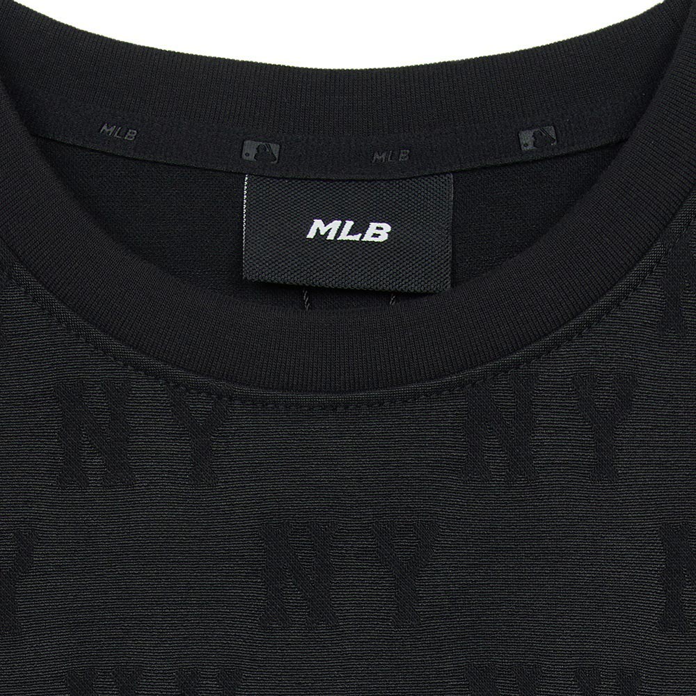 MLB 女版短袖T恤 Monogram系列 紐約洋基隊 (3FTSM0153-50BKS)
