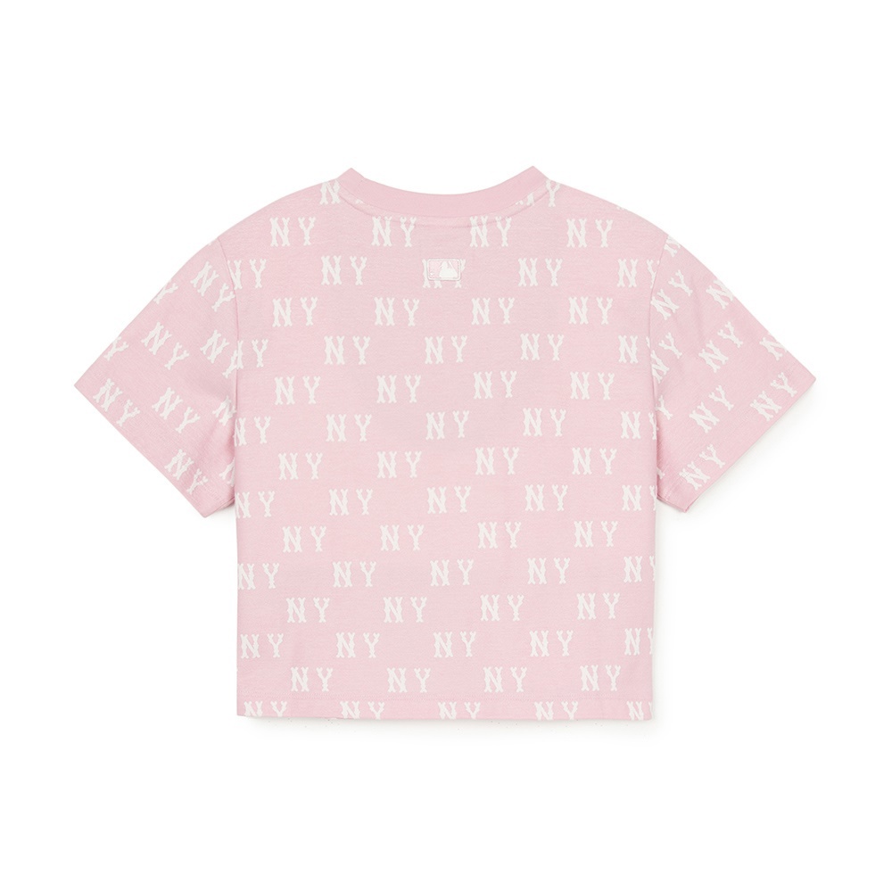 MLB 女版短袖T恤 Monogram系列 紐約洋基隊 (3FTSM0153-50PKM)