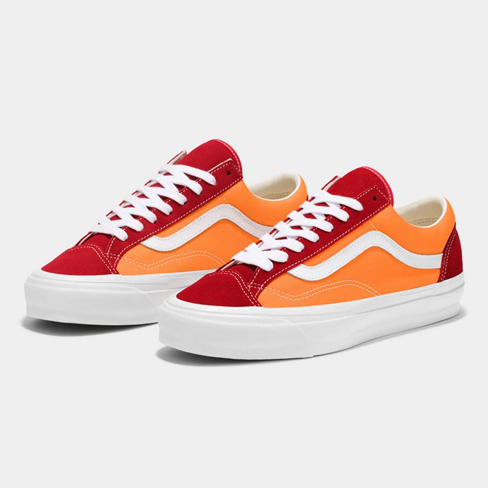 Vans Premium LX Old Skool 36 男女款紅色/橘色滑板鞋