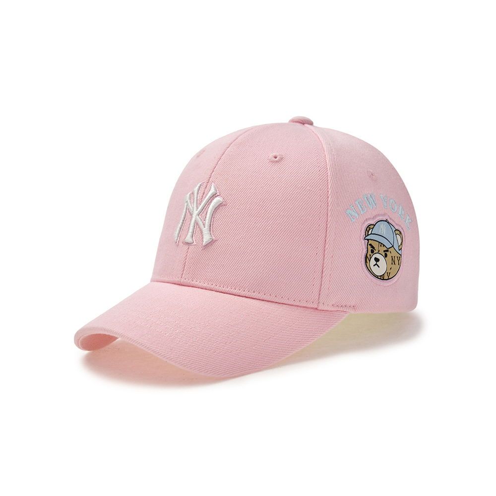 MLB KIDS 可調式棒球帽 童帽 Mega Bear系列 紐約洋基隊 (7ACPC025N-50PKL)