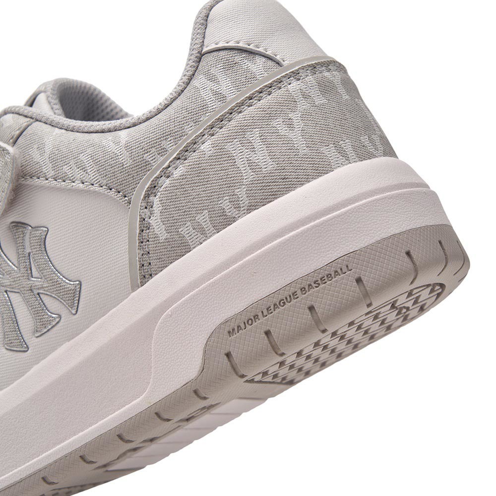 MLB KIDS 牛仔丹寧Monogram老爹鞋 學長鞋 童鞋 Chunky Liner 紐約洋基隊 (7ASXLM15N-50GRS)