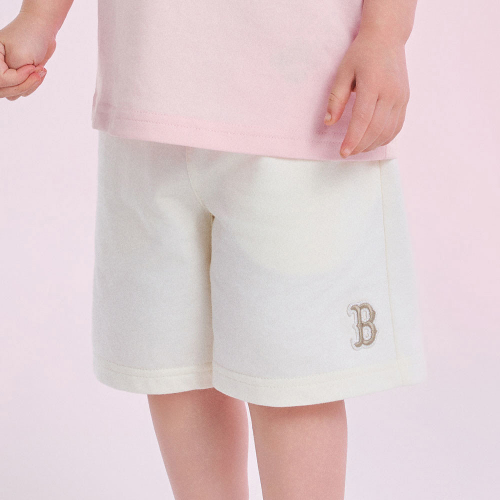 MLB KIDS 運動短褲 童裝 波士頓紅襪隊 (7ASPB0153-43CRS)