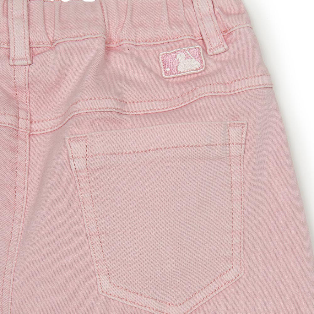 MLB KIDS 牛仔丹寧短褲 童裝 紐約洋基隊 (7FDPB0953-50PKM)