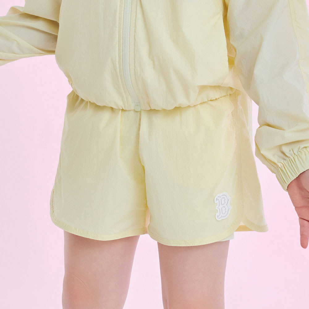 MLB KIDS 抗UV運動短褲 童裝 波士頓紅襪隊 (7FSMB1053-43NBL)