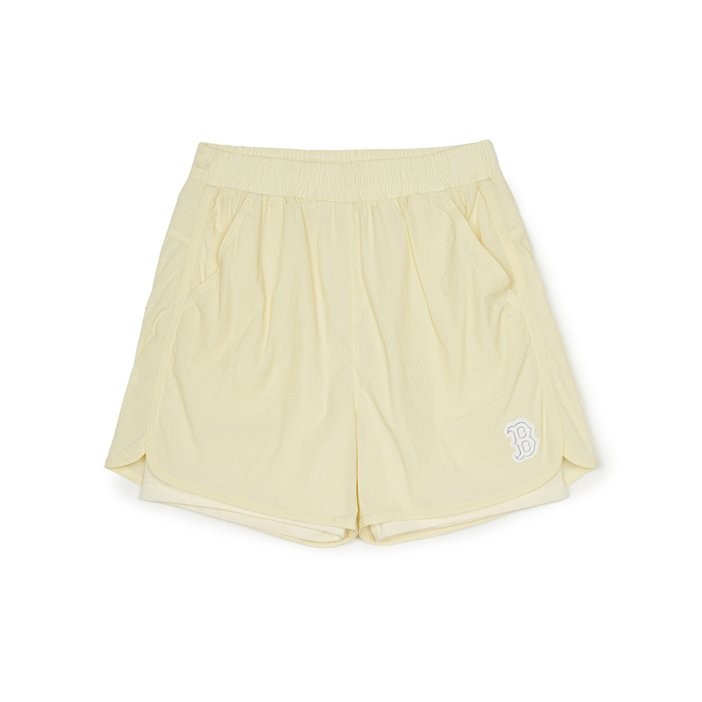 MLB KIDS 抗UV運動短褲 童裝 波士頓紅襪隊 (7FSMB1053-43NBL)