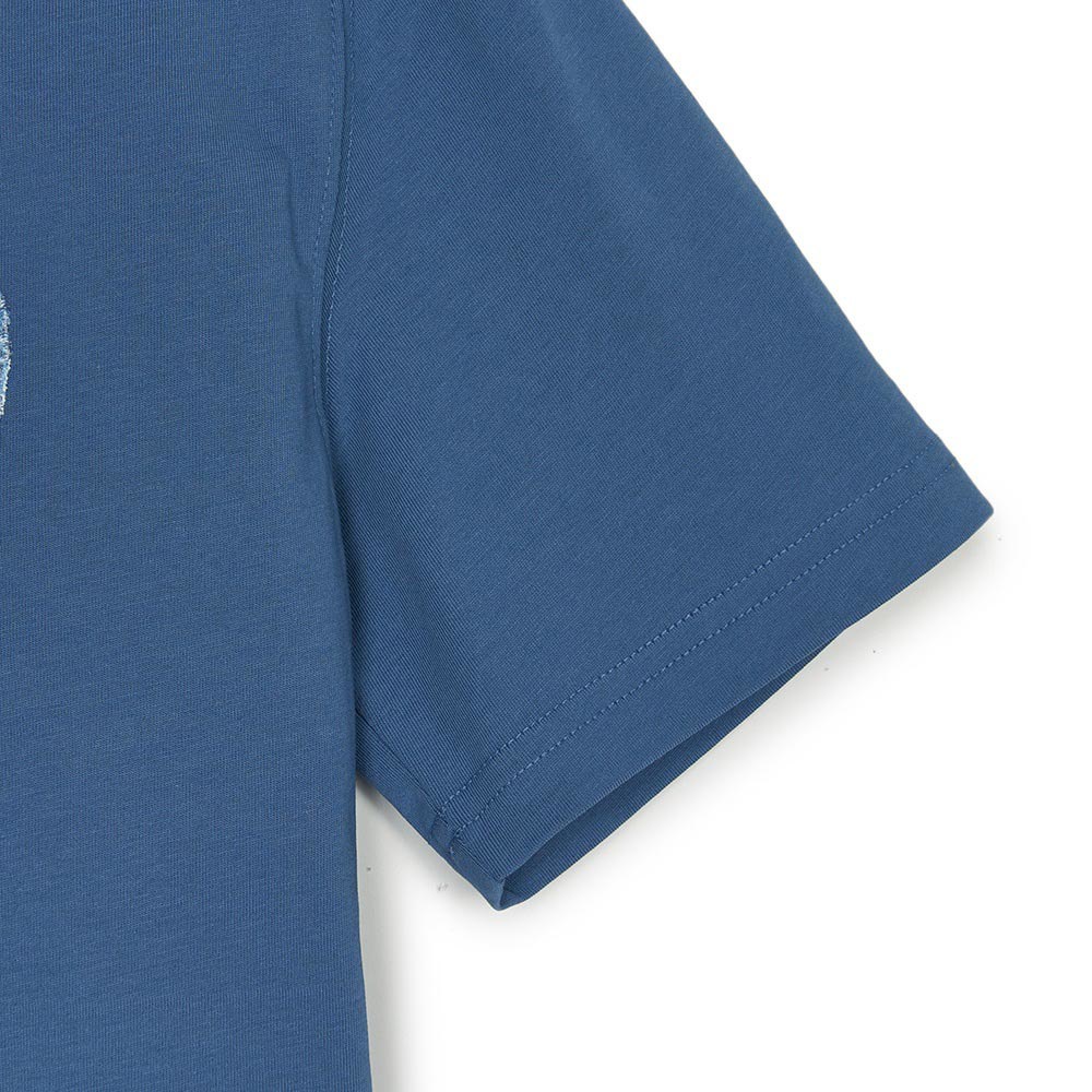 MLB KIDS 牛仔丹寧短袖T恤 童裝 Monogram系列 洛杉磯道奇隊 (7ATSM0753-07BLD)