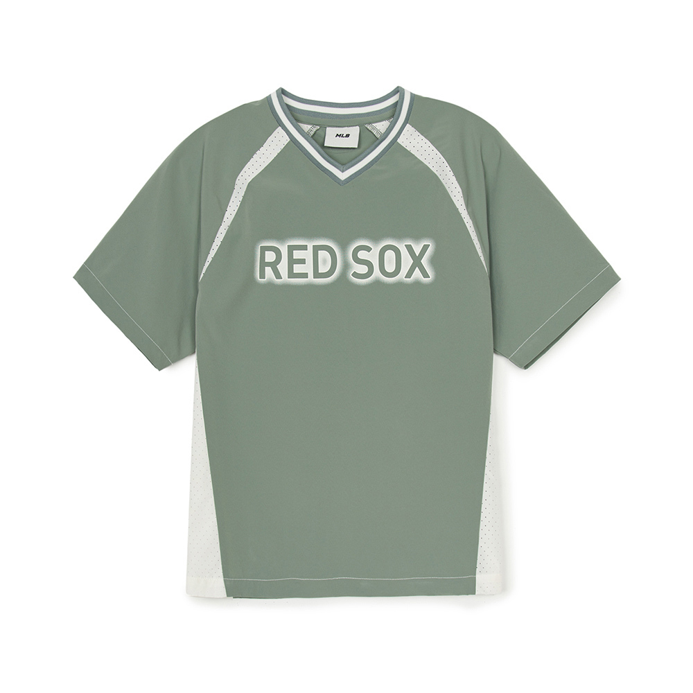 MLB KIDS 短袖T恤 童裝 Varsity系列 波士頓紅襪隊 (7ATSV0653-43KAM)｜透氣