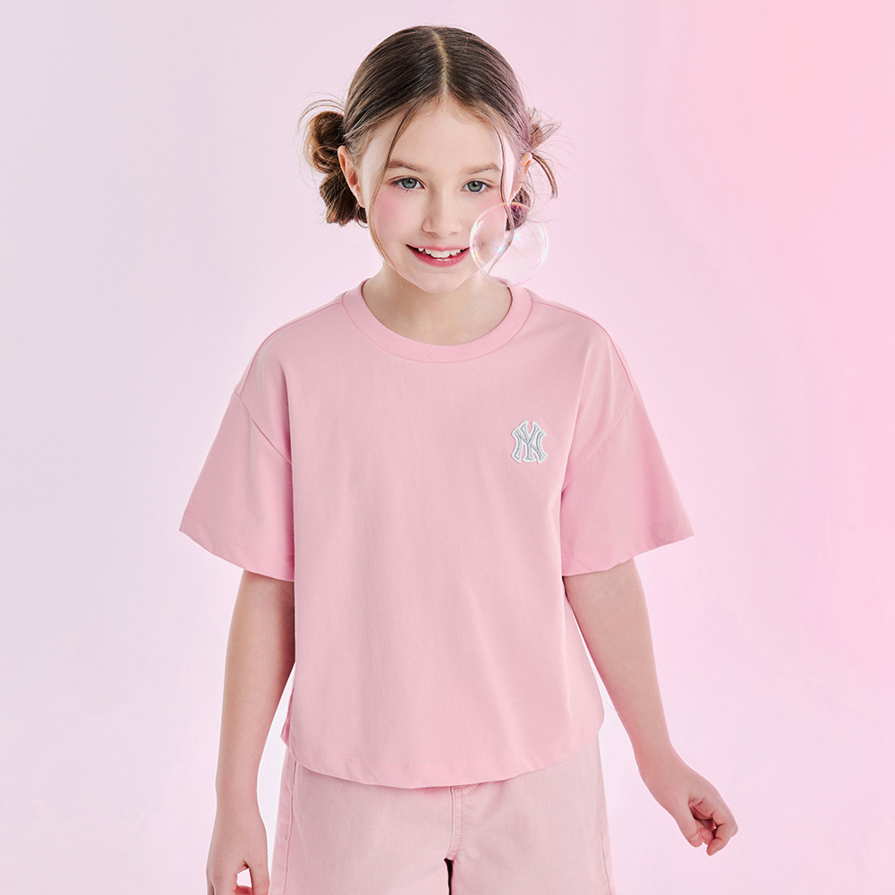 MLB KIDS 短袖T恤 童裝 紐約洋基隊 (7FTSB0553-50PKM)