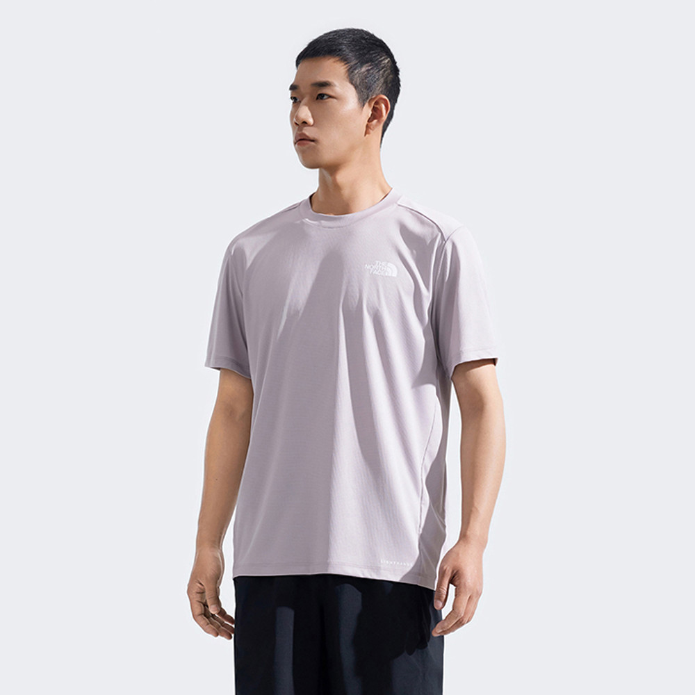 The North Face北面男款灰色UPF防曬短袖T恤｜83TO1OA