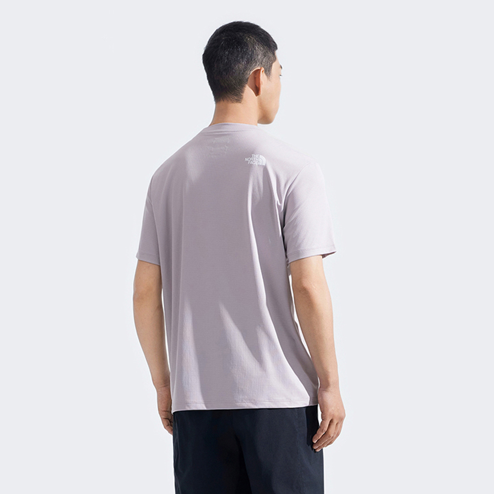 The North Face北面男款灰色UPF防曬短袖T恤｜83TO1OA