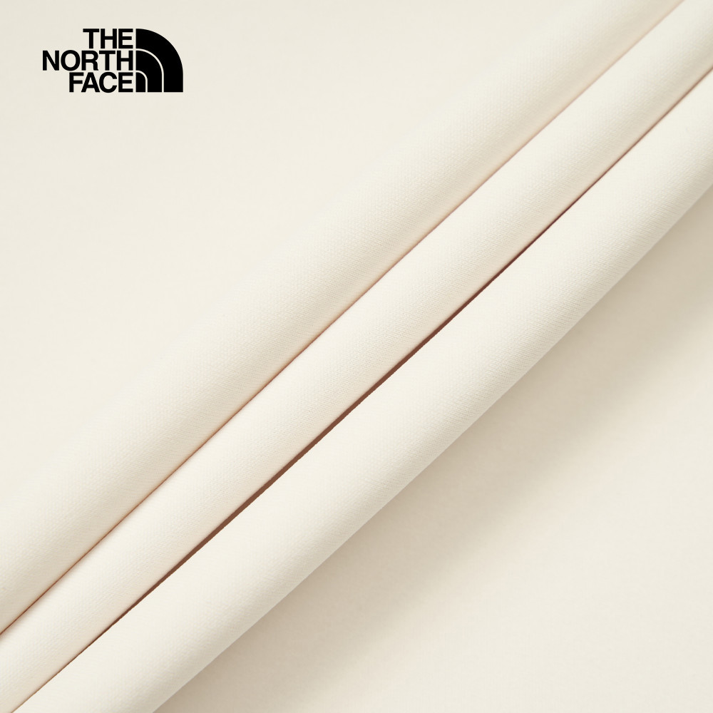 The North Face北面男款米白色UPF防曬短袖T恤｜87W7QLI