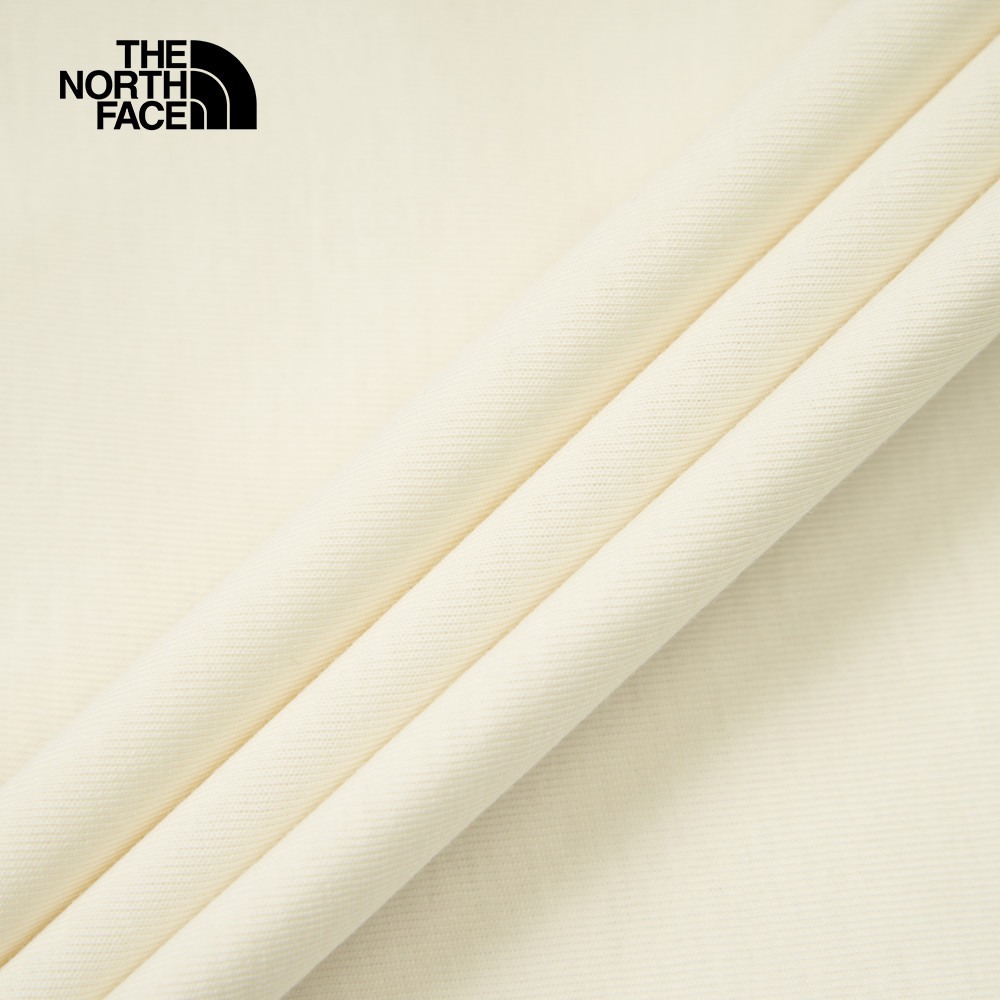 The North Face北面男款米白色吸濕排汗短袖T恤｜8DE7QLI