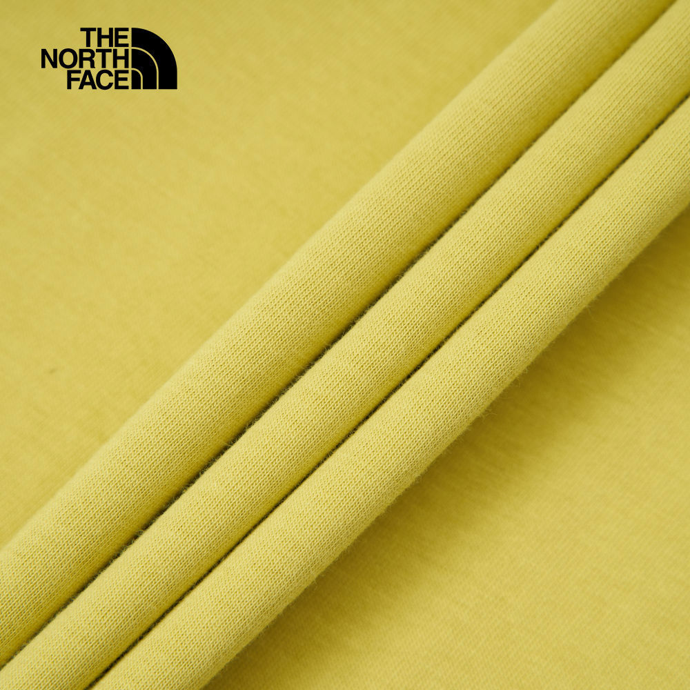 The North Face北面男女款卡其色純棉短袖T恤｜8DBV0UO