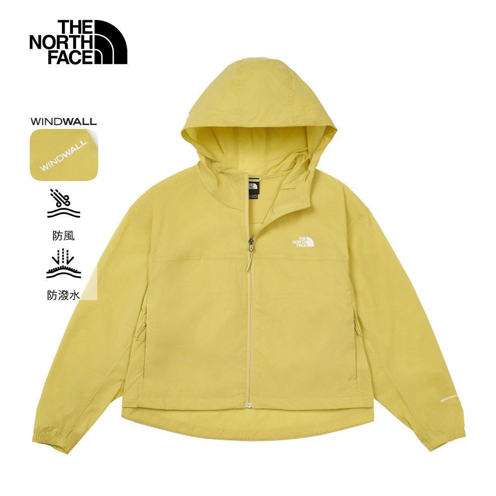 The North Face北面女款卡其色DWR防潑水防風外套｜8C120UO｜防潑水透氣 耐
